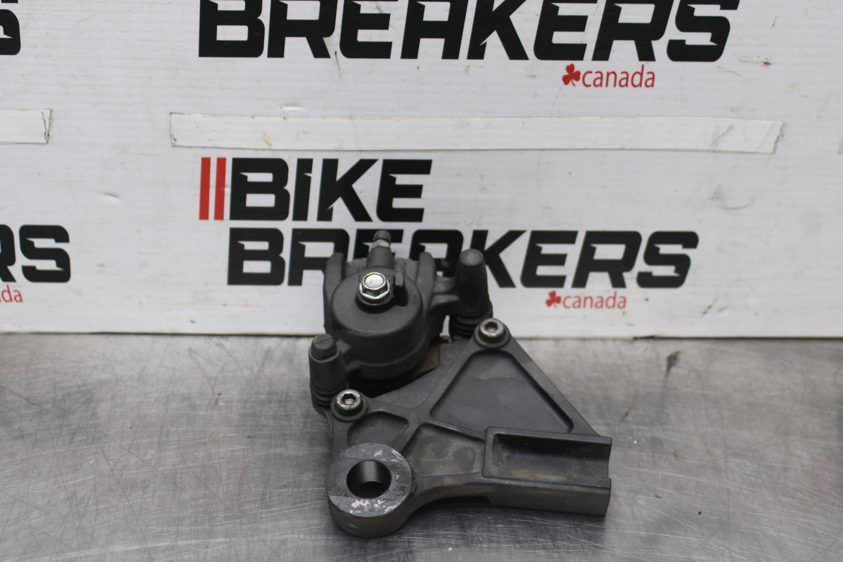 12 KAWASAKI NINJA 650 EX650E REAR BACK BRAKE CALIPER W MOUNT BRACKET BB926