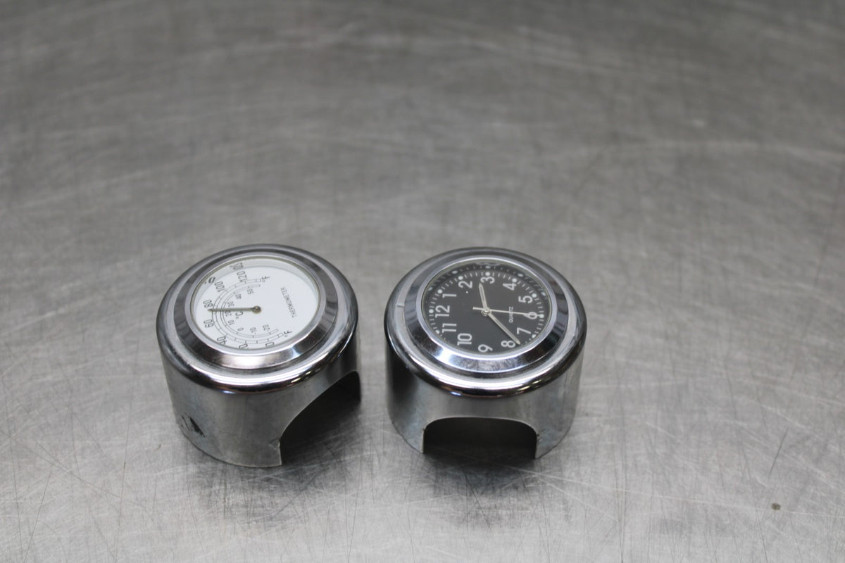 05-09 SUZUKI BOULEVARD C90 CLOCK TEMP GAUGES METER SET PAIR BB918