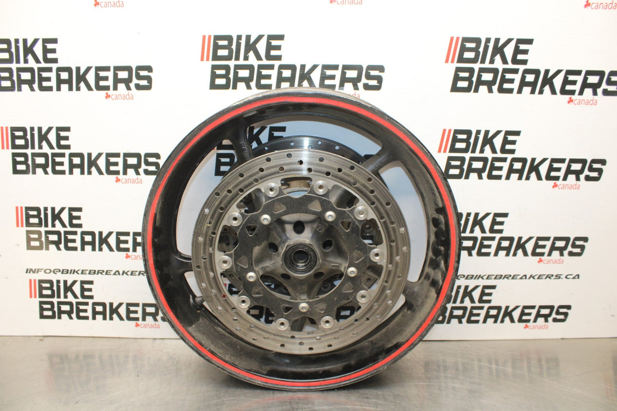 05 YAMAHA YZF R6 FRONT WHEEL FRONT RIM & ROTORS BB814