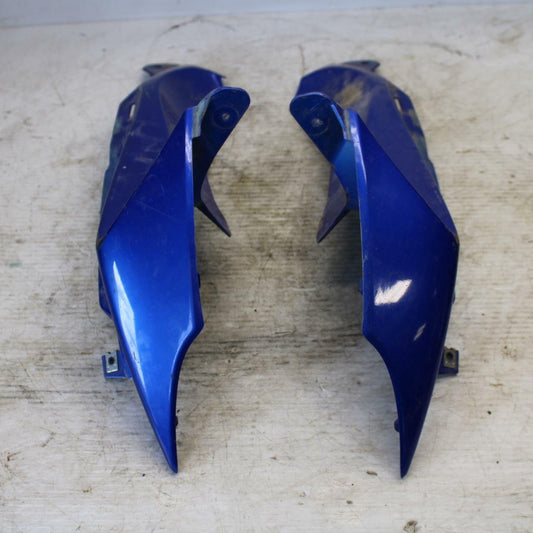 08-09 SUZUKI GSXR600 RIGHT LEFT FRONT DUCT COVERS COWLS 94672-37H00-YKY BB156B