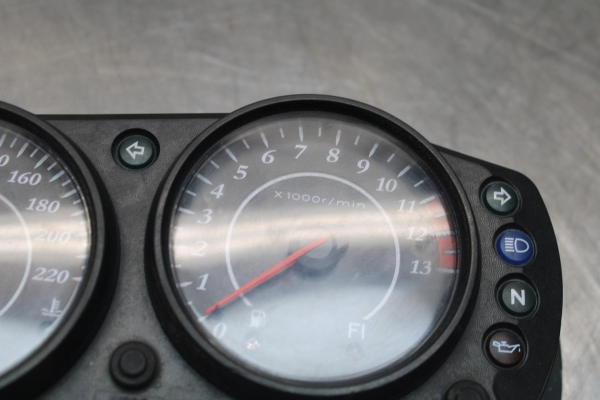 08 KAWASAKI NINJA 650 EX650 SPEEDO GAUGES DISPLAY CLUSTER SPEEDOMETER BB797