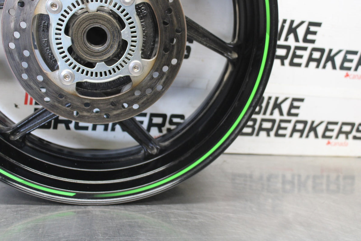 24-25 KAWASAKI NINJA ZX6R REAR WHEEL BACK RIM & ROTOR BB939