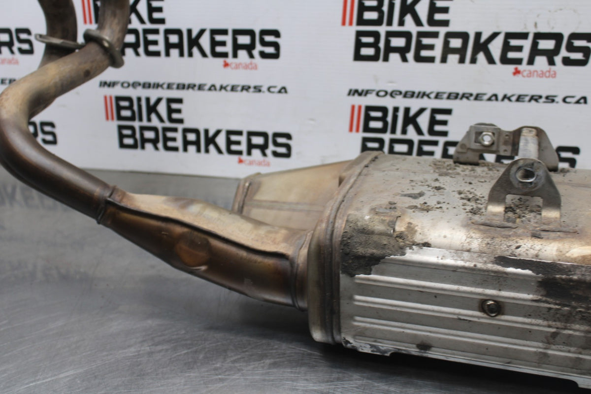 12-16 KAWASAKI NINJA 650 EX650F ABS FULL EXHAUST SYSTEM PIPE MUFFLER  BB860