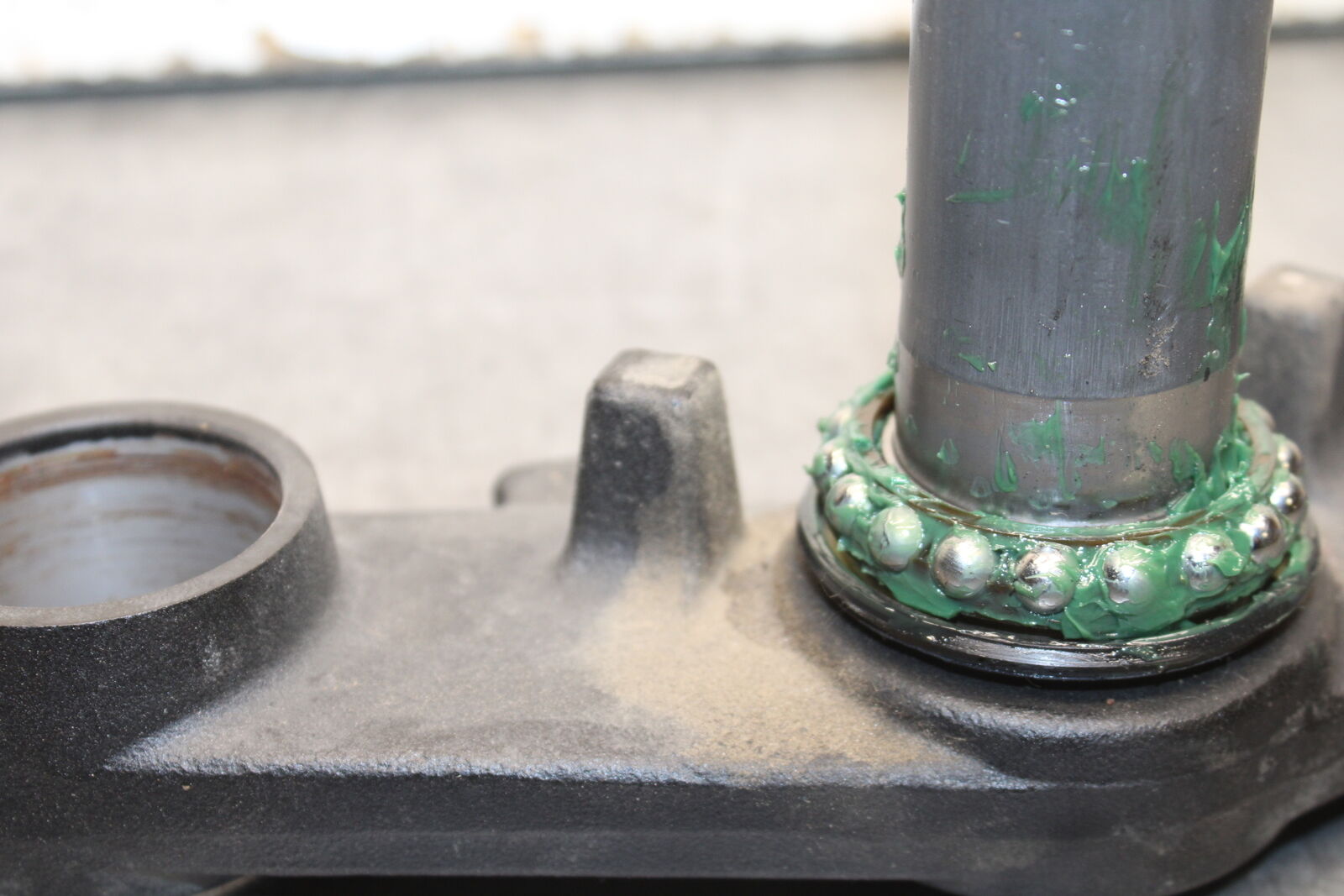 18-24 KAWASAKI NINJA 650 FRONT FORKS CLAMP LOWER TRIPLE TREE STEM BB725