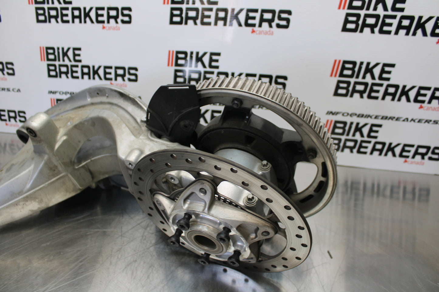 06-12 BMW F800ST REAR SWINGARM BACK SUSPENSION SWING ARM BB144