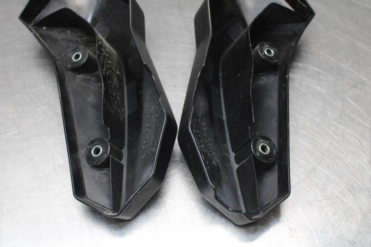 14-17 YAMAHA FZ07 ENGINE RADIATOR COOLER SIDE COVER GUARDS BB843
