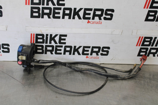 06 KAWASAKI KLR650 LEFT CLIP ON HANDLE HORN SIGNALS SWITCH SWITCHES BB919