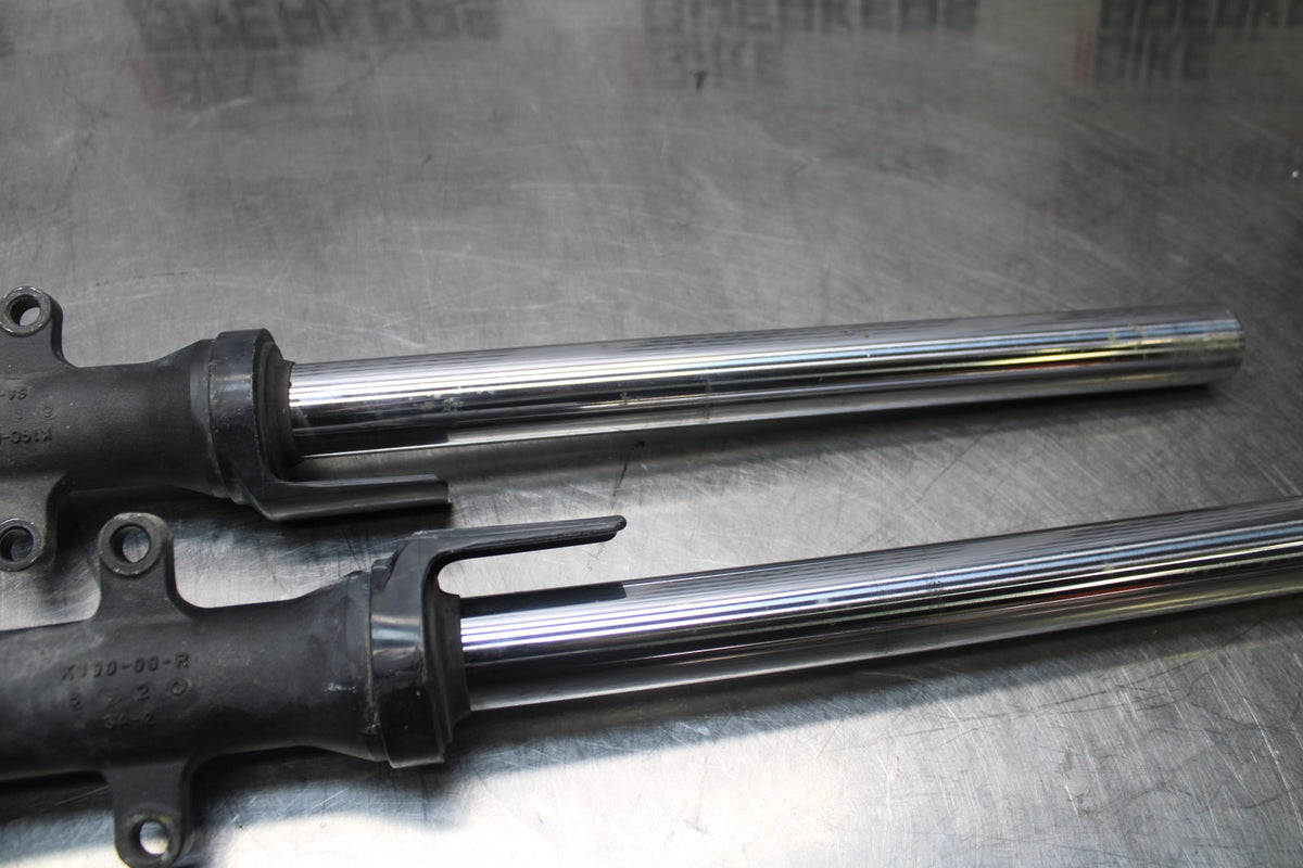 09 KAWASAKI NINJA 250R FRONT FORKS SHOCK SUSPENSION SET PAIR BB824