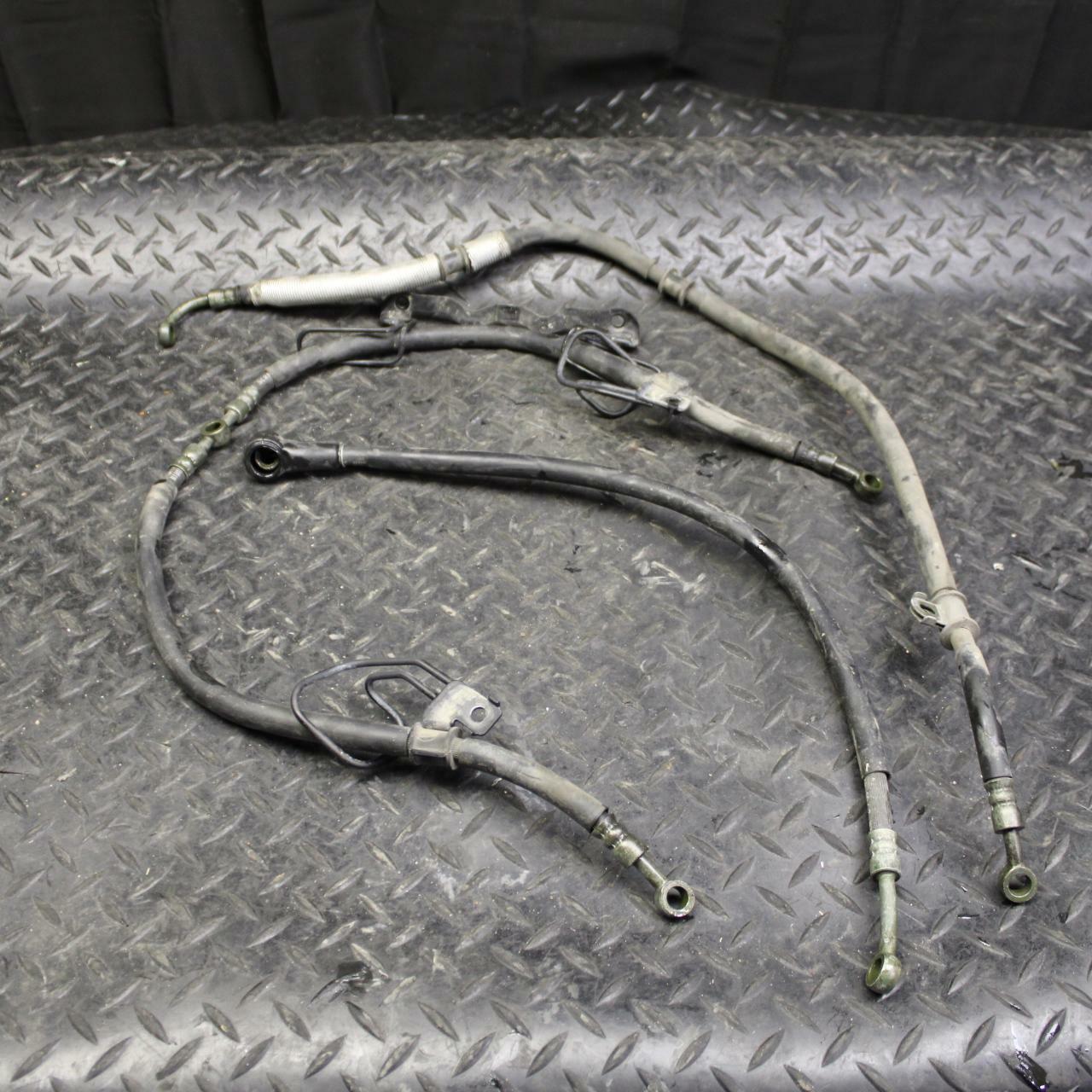 06 YAMAHA V STAR 1100 FRONT REAR BRAKE CALIPER HOSES LINES BB184