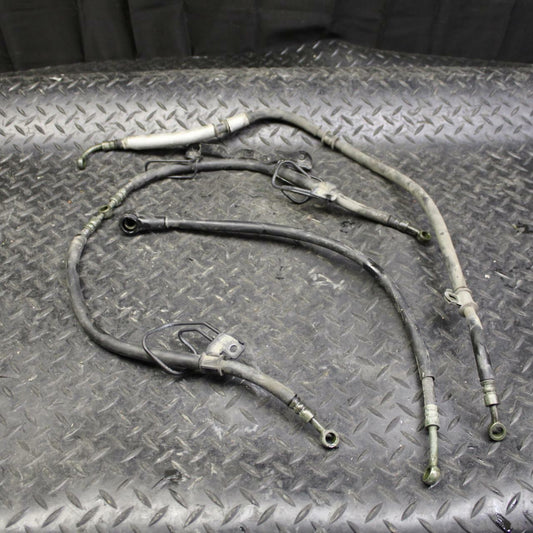 06 YAMAHA V STAR 1100 FRONT REAR BRAKE CALIPER HOSES LINES BB184
