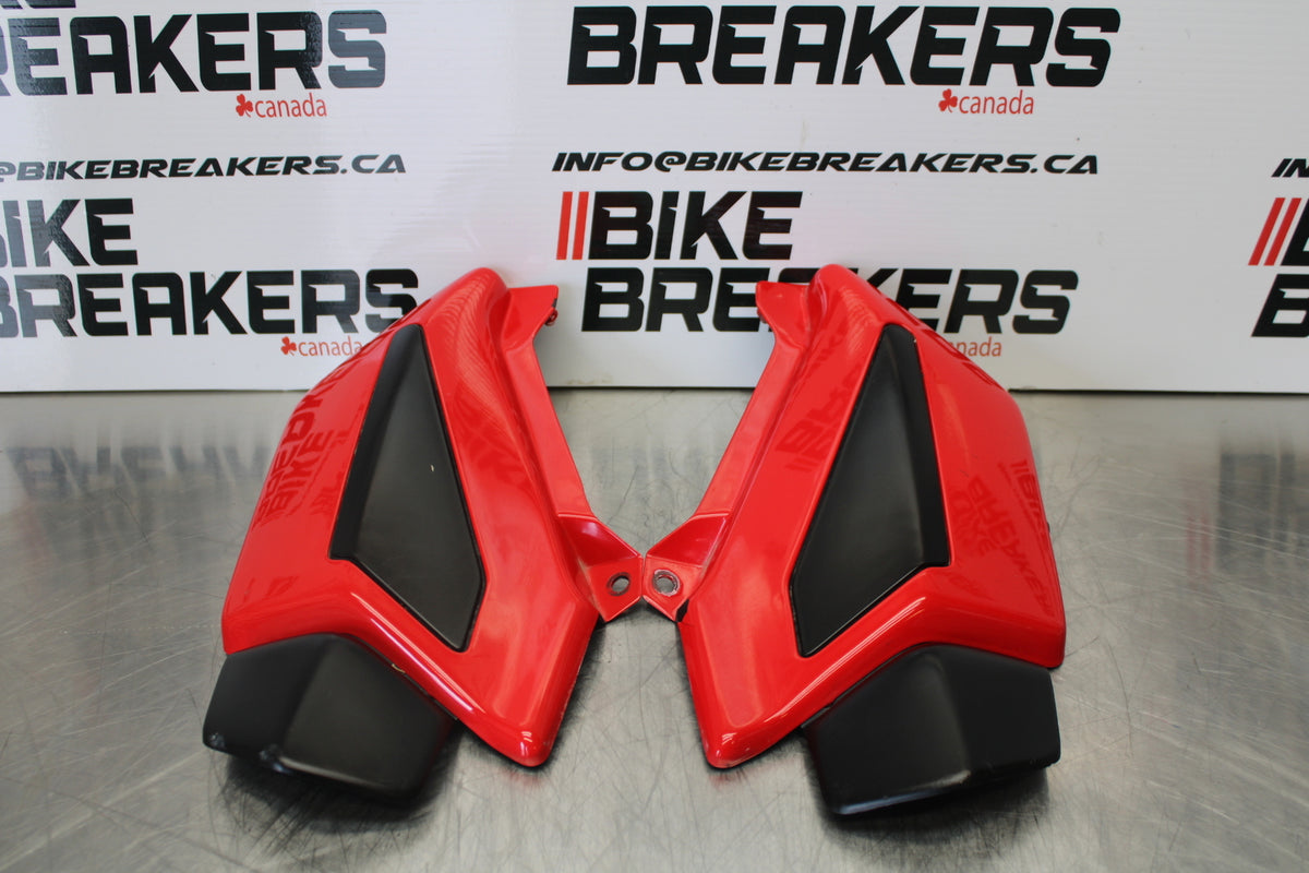 08 MOTO GUZZI BREVA 750 RIGHT LEFT SIDE SEAT PANELS TRIMS COWLS FAIRINGS BB154