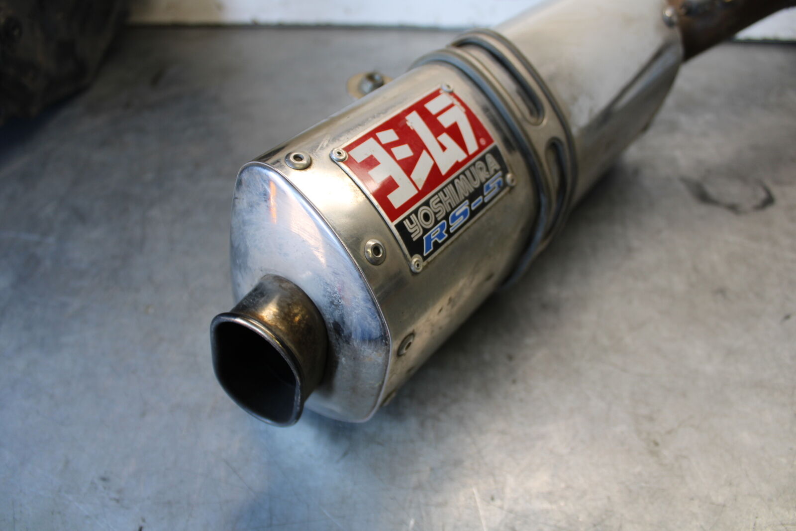 03-04 HONDA CBR600RR YOSHIMURA EXHAUST PIPE MUFFLER SLIP ON CAN SILENCER BB661
