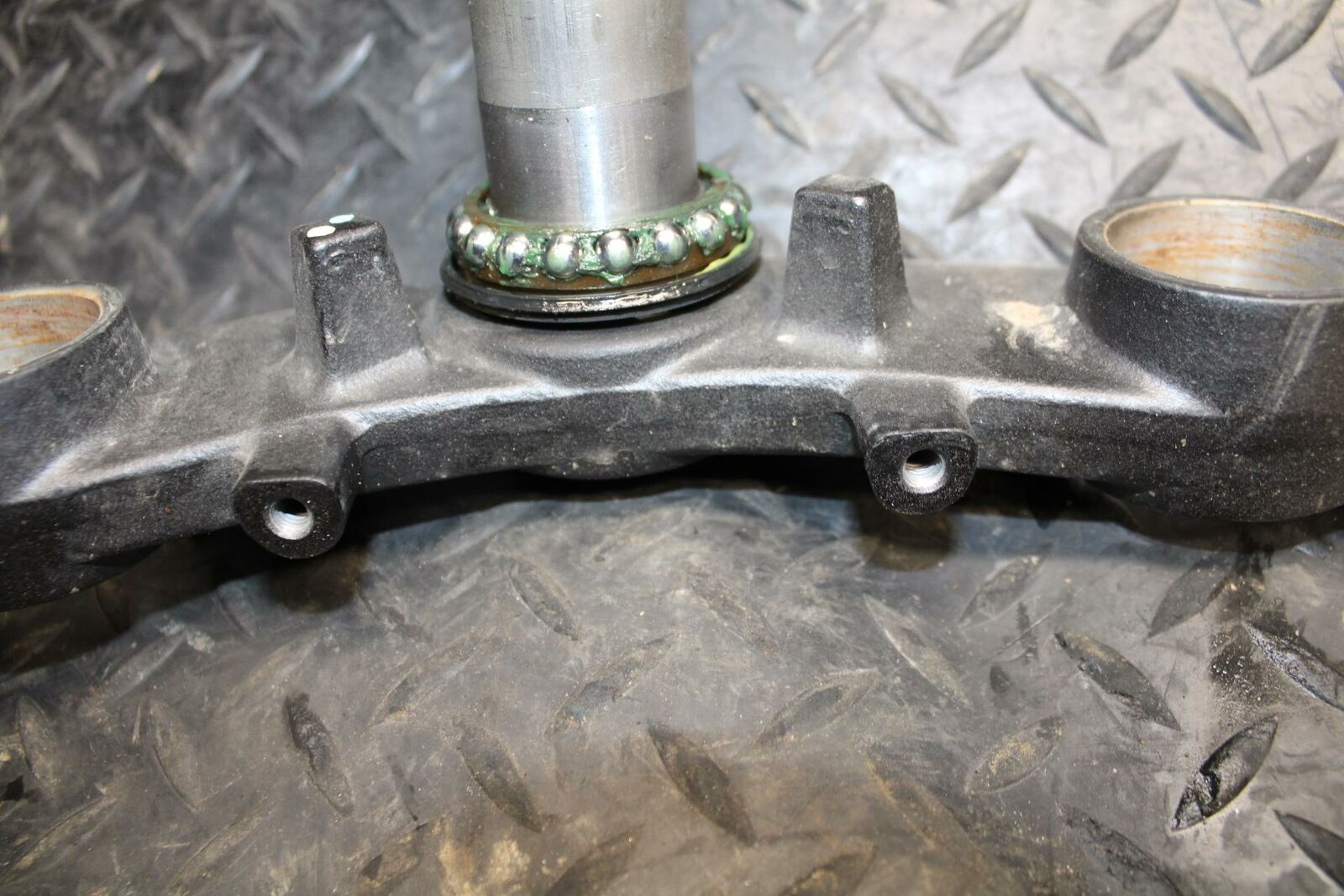 12-17 KAWASAKI NINJA 650 FRONT FORKS CLAMP LOWER TRIPLE TREE STEM BB211