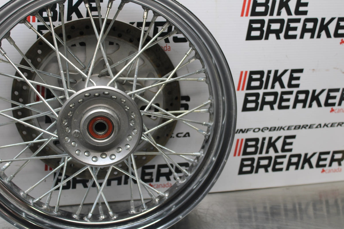 15 SUZUKI BOULEVARD C50 FRONT WHEEL FRONT RIM & ROTOR BB775