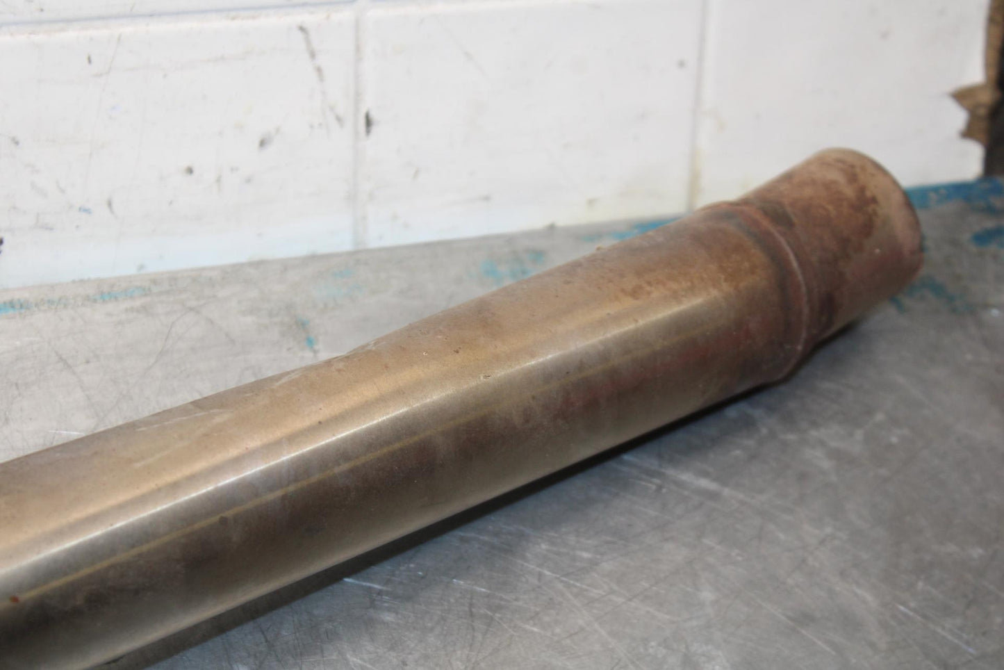2000 Yamaha YZF R6 FULL EXHAUST SYSTEM HEADERS PIPE MUFFLER BB558