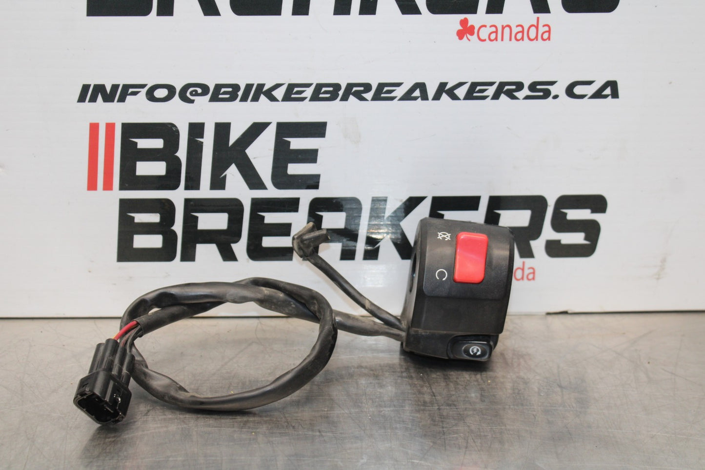 09-10 KAWASAKI ER-6N RIGHT CLIP ON HANDLE KILL OFF START SWITCH SWITCHES BB205