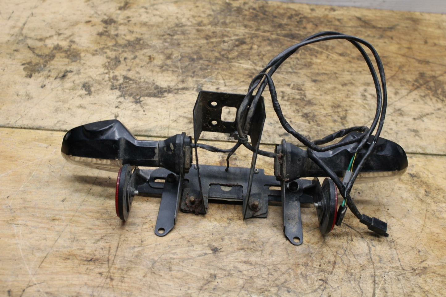 13-18 KAWASAKI NINJA ZX6R FENDER ELIMINATOR LICENSE PLATE BRACK / SIGNALS  BB349