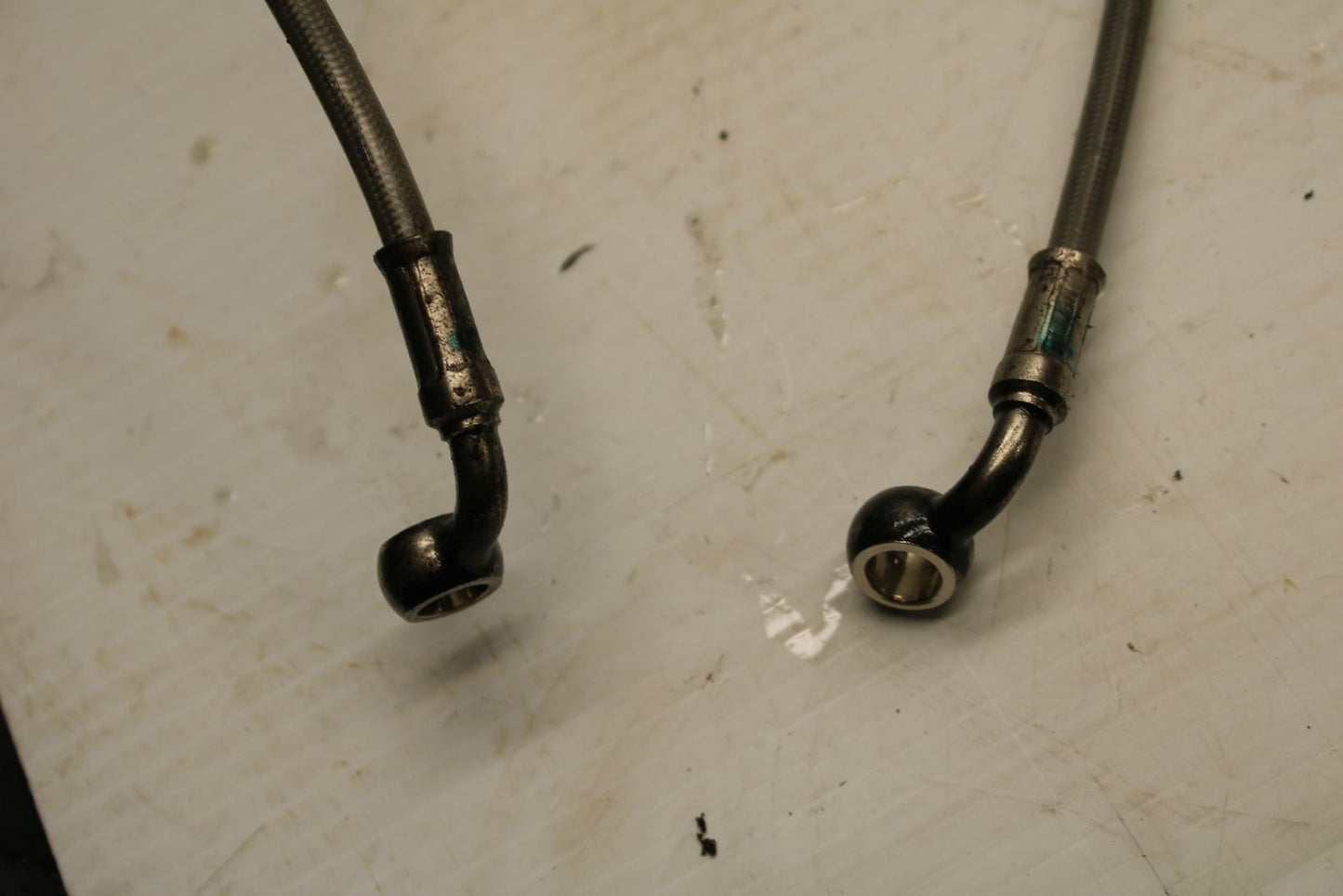 07-16 TRIUMPH STREET TRIPLE FRONT REAR BACK ABS HOSE SET LINES HOSES BB356