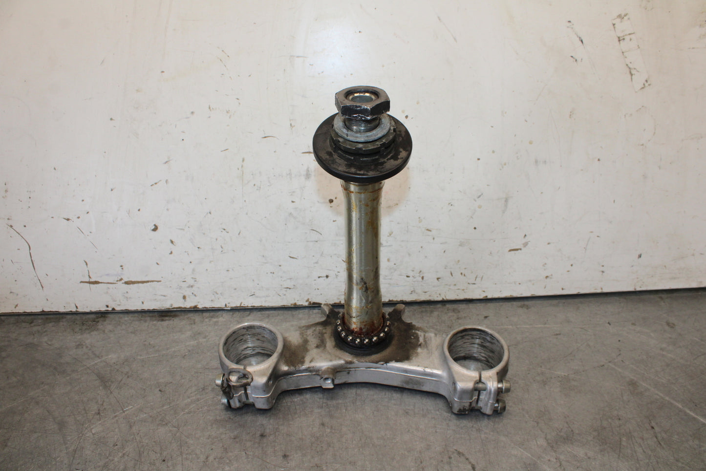 03-04 KAWASAKI NINJA ZX6RR FRONT FORKS CLAMP LOWER TRIPLE TREE STEM BB684