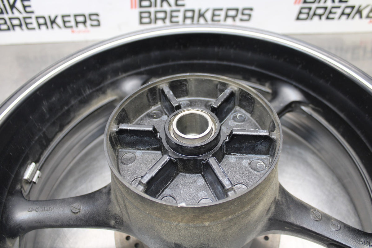 08-16 YAMAHA YZF R6 REAR WHEEL BACK RIM & ROTOR BB856