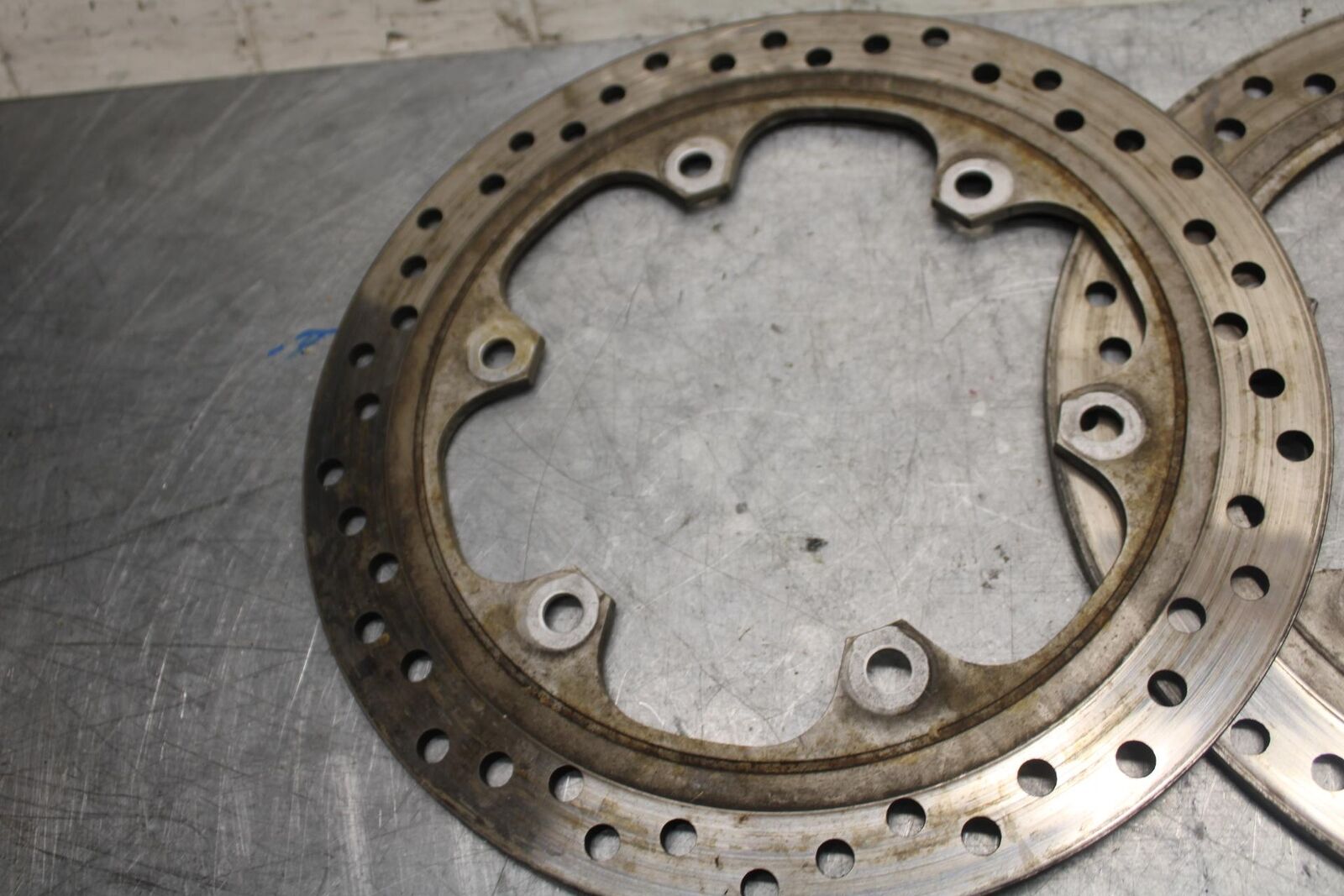 1992 Honda CBR600F2 FRONT LEFT RIGHT BRAKE ROTORS DISCS 45251-MV9-000 BB40