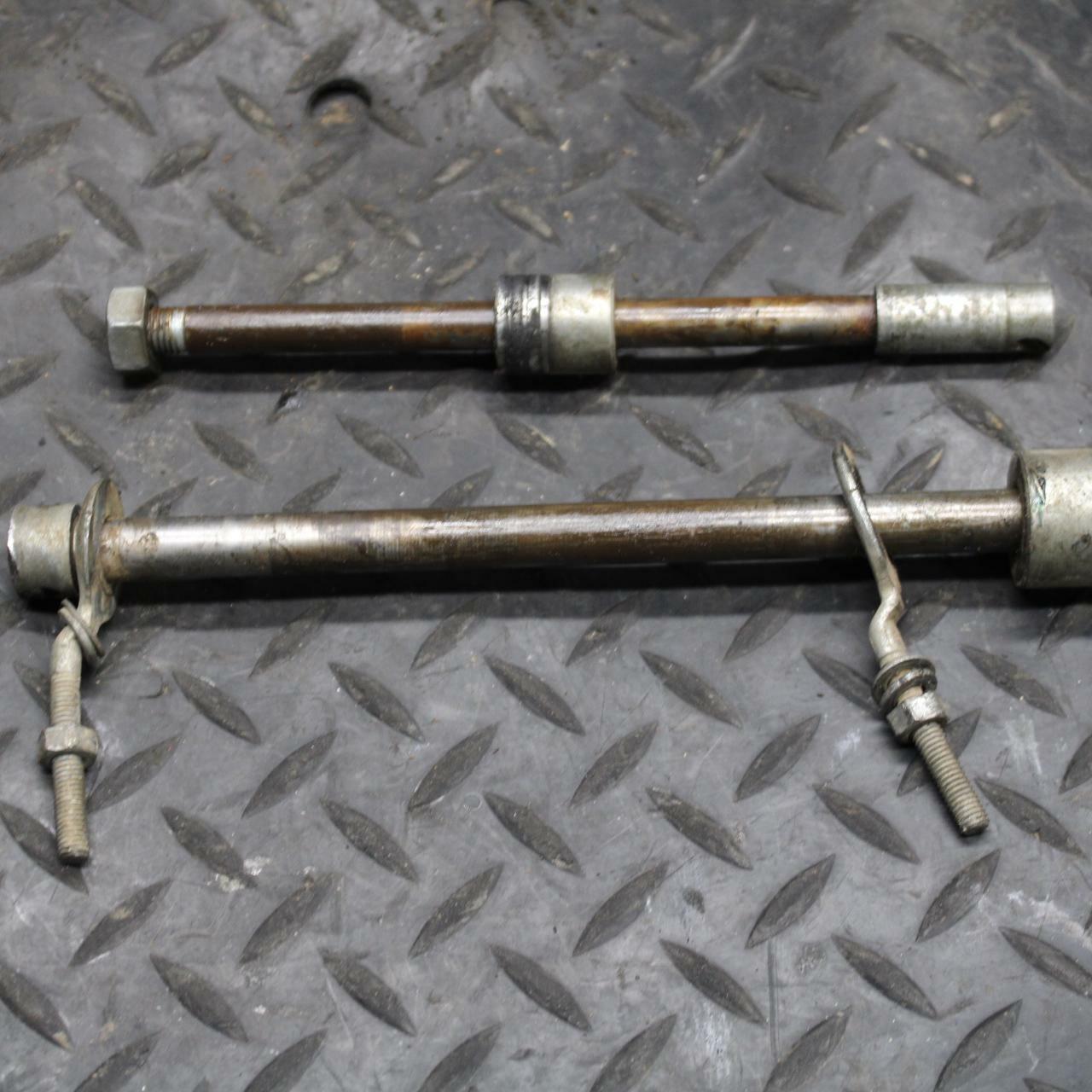 71 YAMAHA L5 FRONT REAR WHEEL RIM AXLE PIVOT BOLT SET BB230