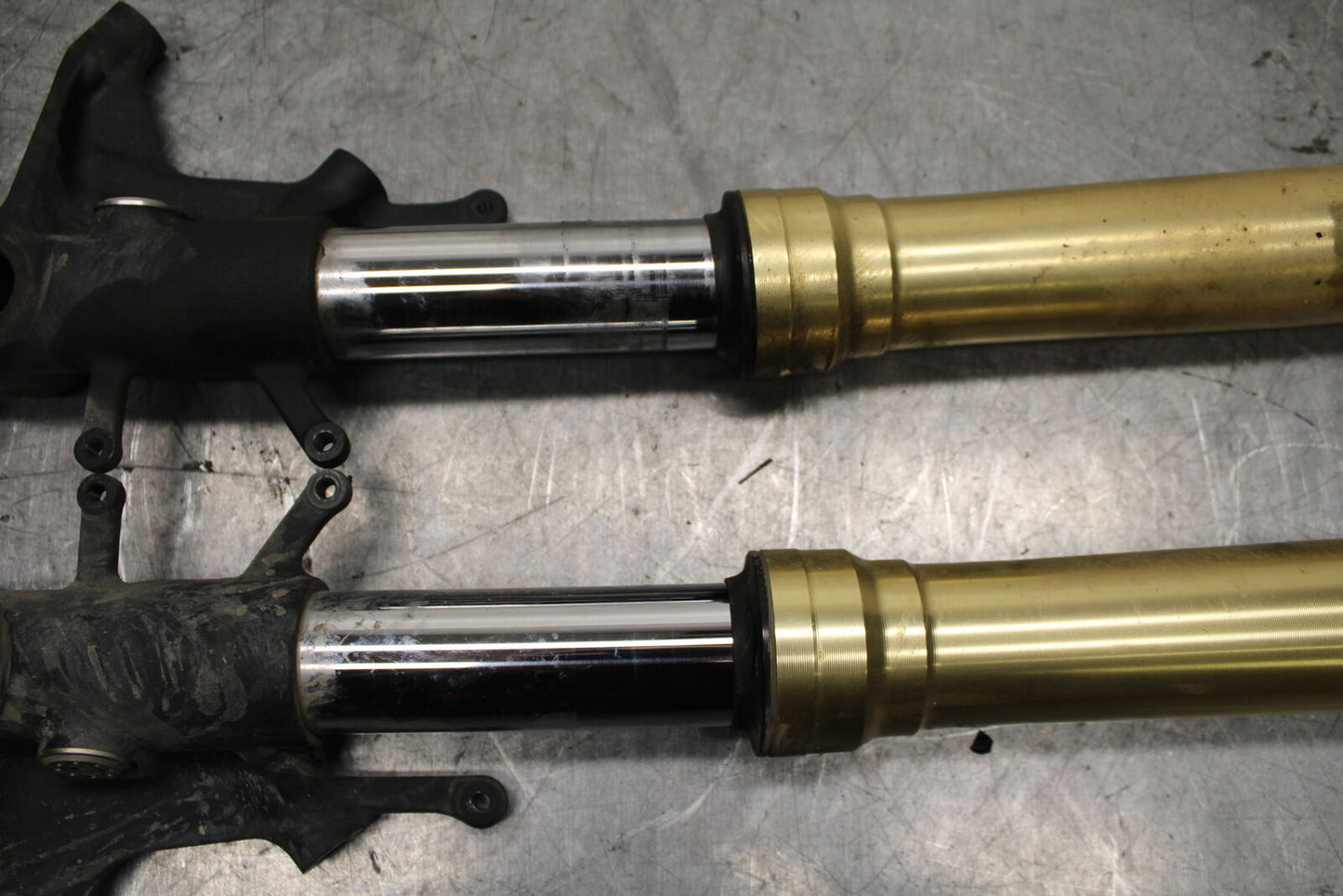 11-24 SUZUKI GSXR750 FRONT FORKS SHOCK SUSPENSION SET PAIR BB714