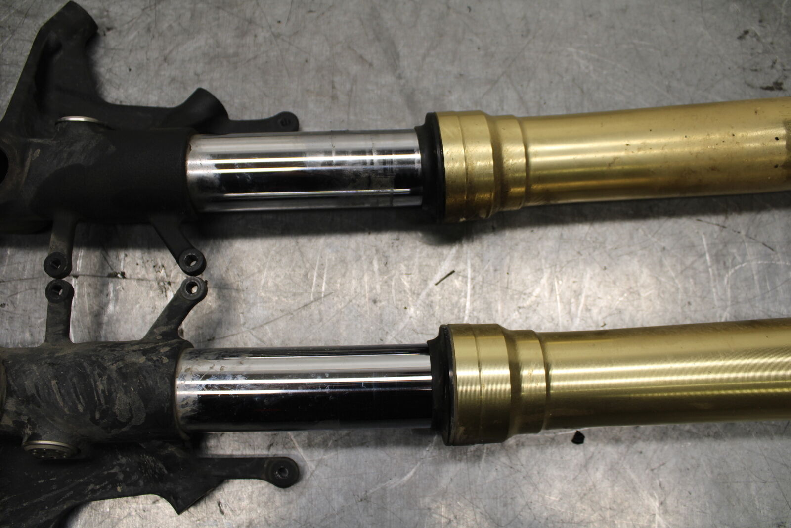 11-24 SUZUKI GSXR750 FRONT FORKS SHOCK SUSPENSION SET PAIR BB714