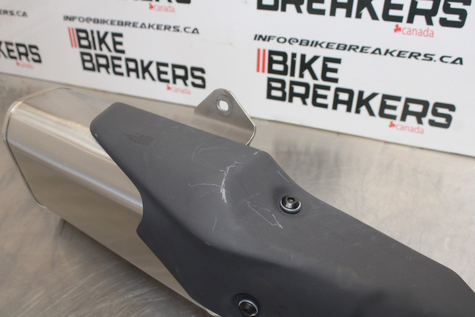 24-25 KAWASAKI NINJA ZX4R FULL EXHAUST SYSTEM HEADERS PIPE MUFFLER BB610