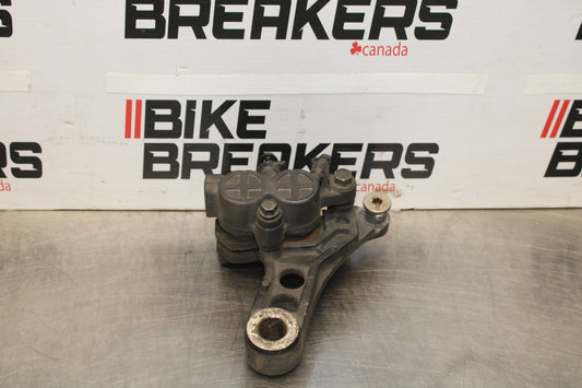 84 HONDA INTERCEPTOR 1000 VF1000F REAR BACK BRAKE CALIPER W MOUNT BRACKET BB878