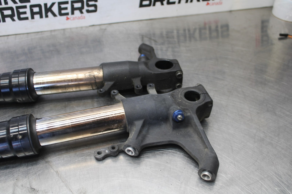 06-07 SUZUKI GSXR 600 FRONT FORKS SHOCK SUSPENSION SET PAIR BB863