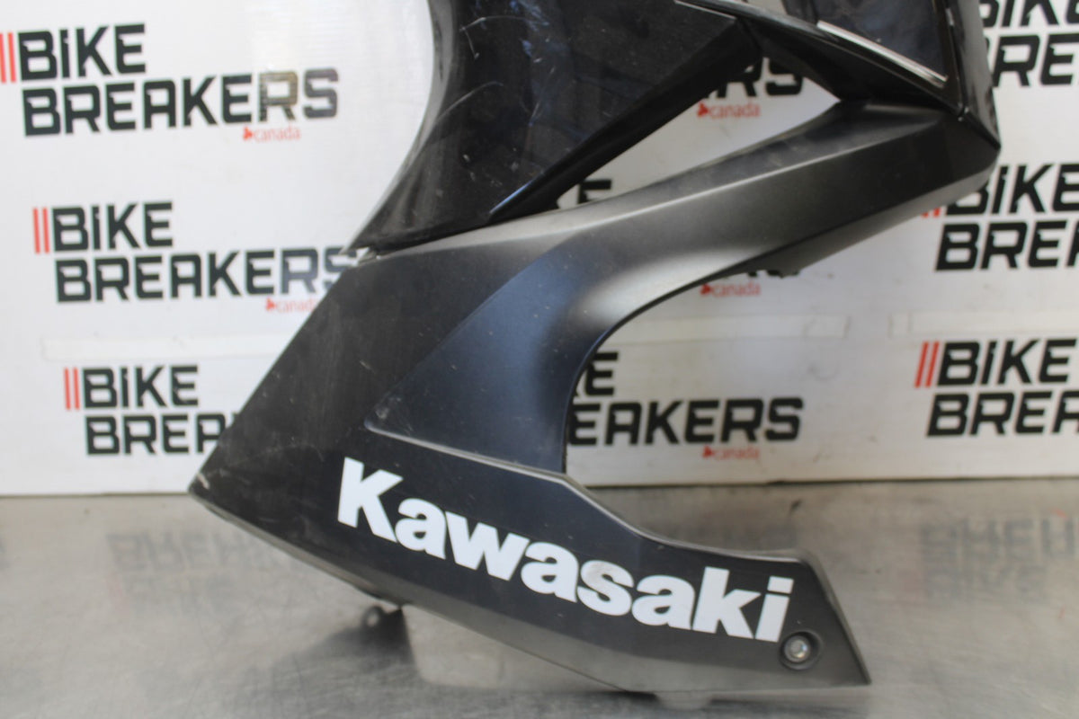 12 KAWASAKI NINJA 650 EX650E LEFT LOWER MID UPPER SIDE FAIRING COWL BB926