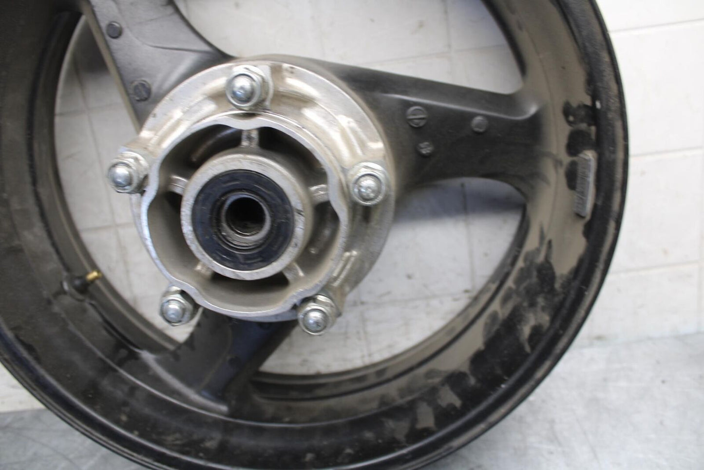1999 Honda Super Hawk 1000 VTR1000F REAR WHEEL RIM ROTOR BACK BRAKE DISC BB51