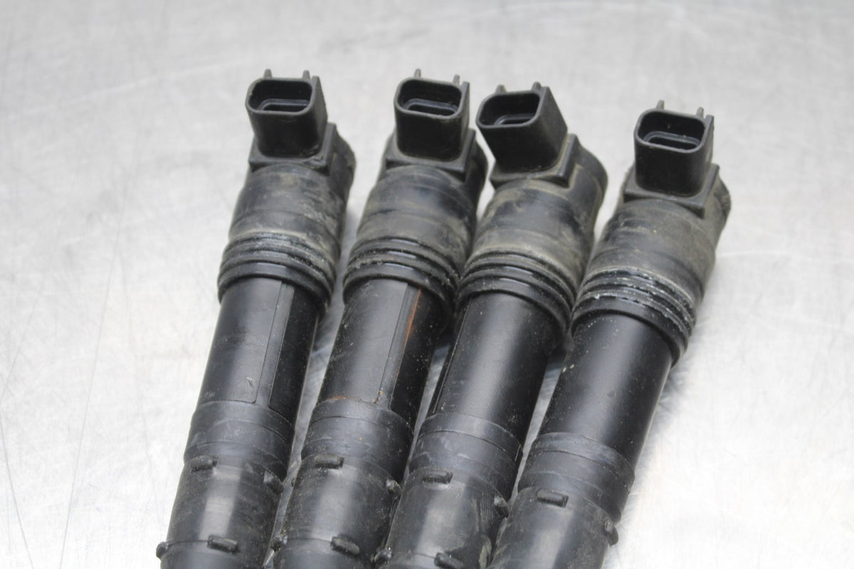 08 KAWASAKI NINJA ZX10R IGNITION COILS COIL SPARK PLUG CAPS BB201