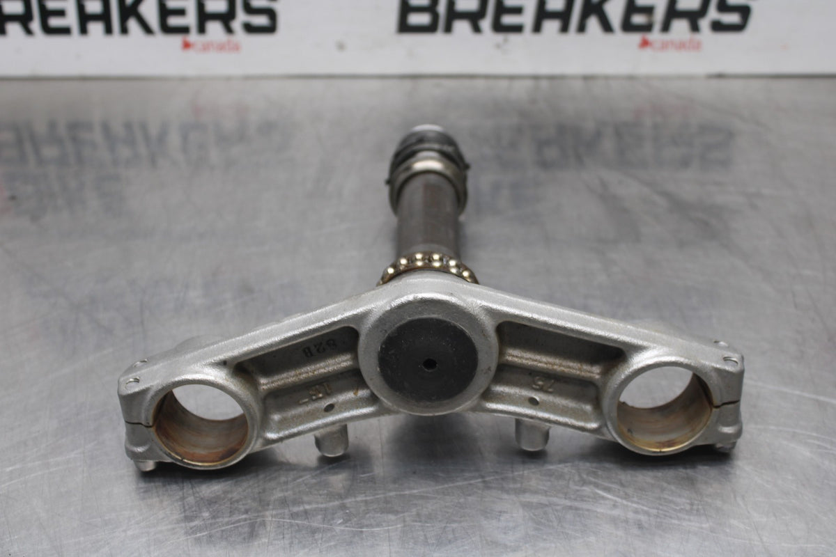 08 KAWASAKI NINJA 650 EX650 FRONT FORKS CLAMP LOWER TRIPLE TREE STEM BB797