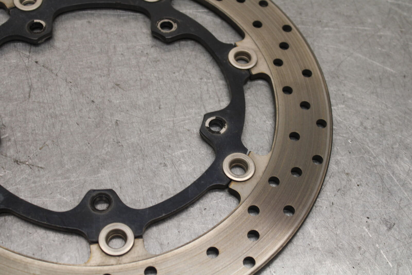 08-09 YAMAHA YZF R6S FRONT LEFT RIGHT BRAKE ROTORS DISCS 5SL-2581T-00-00  BB690