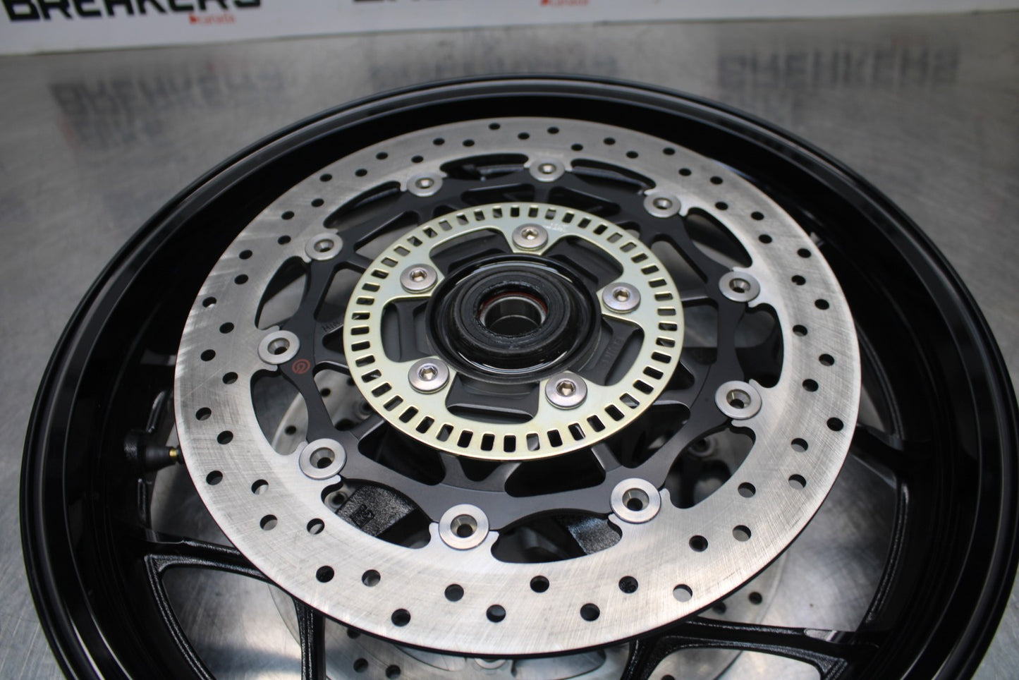 23-24 KAWASAKI NINJA ZX14R NEW TAKE OFF!! FRONT WHEEL FRONT RIM & ROTORS BB764