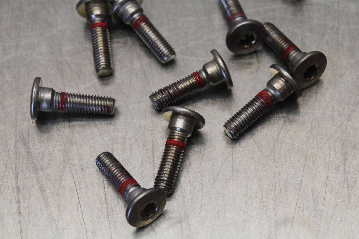 23-24 KAWASAKI NINJA ZX14R FRONT BRAKE ROTOR BOLTS DISC HARDWARE SCREW SET BB169