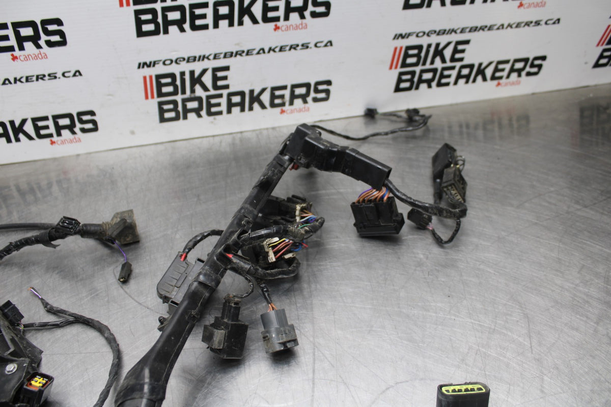 14 TRIUMPH STREET TRIPLE ABS MAIN ENGINE WIRING HARNESS MOTOR WIRE LOOM BB808