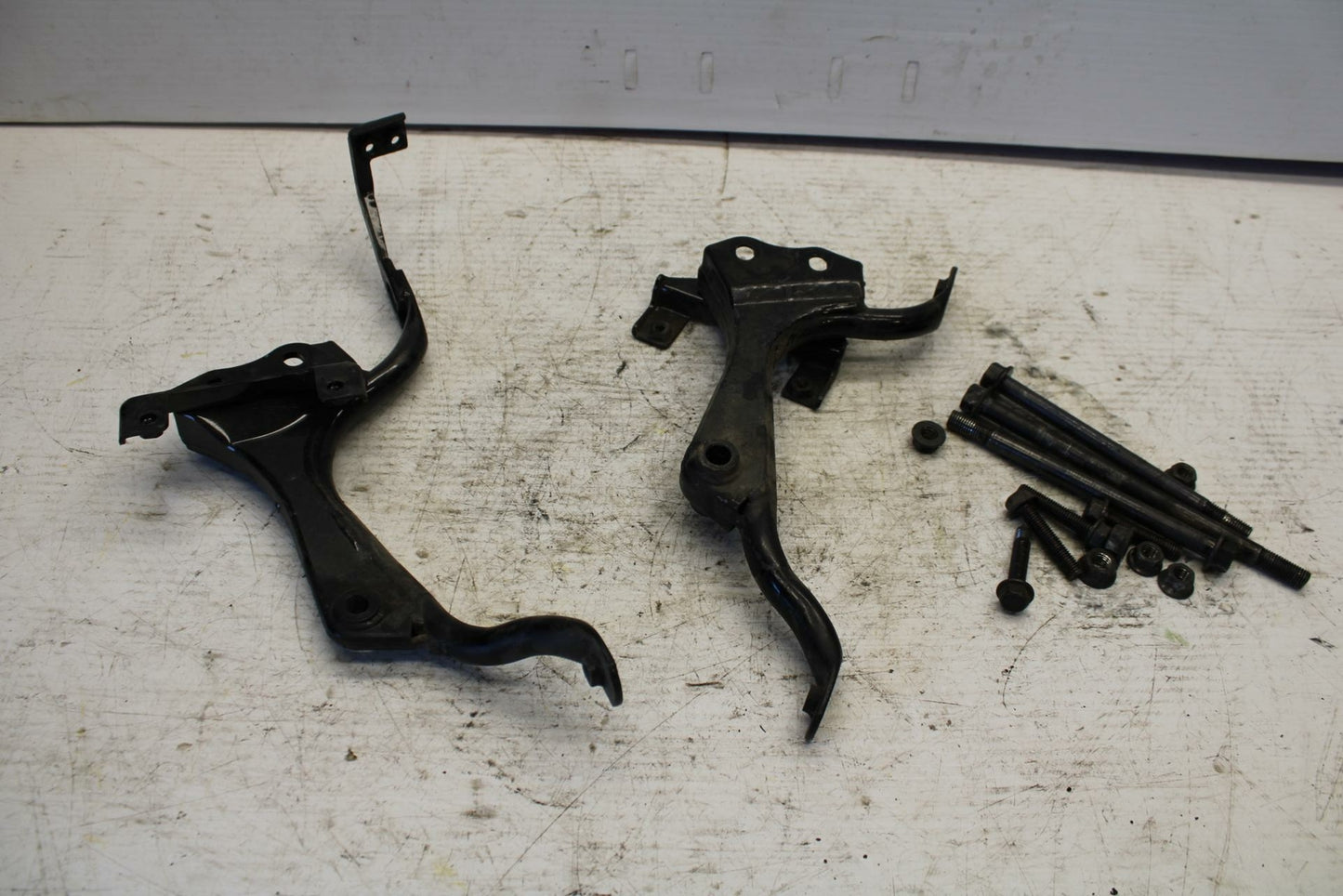 90-07 KAWASAKI ZZR 250 ENGINE MOUNTING BOLTS HARDWARE MOTOR SCREWS BB298