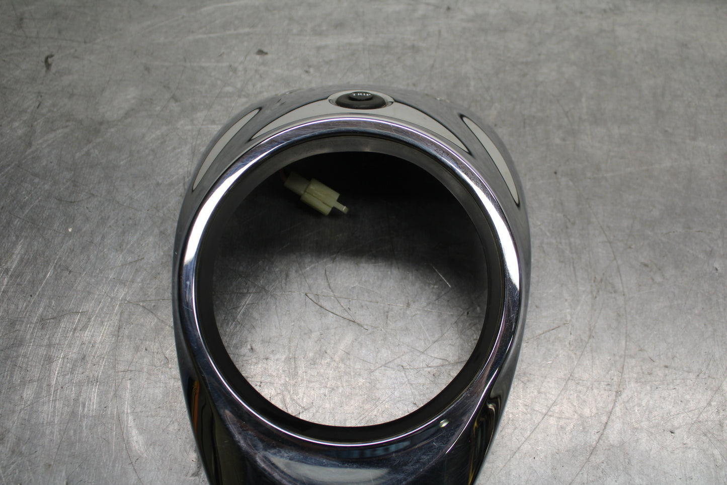02-03 YAMAHA V STAR 1100 GAS TANK CAP COVER TRIM PANELCOWL FAIRING BB124