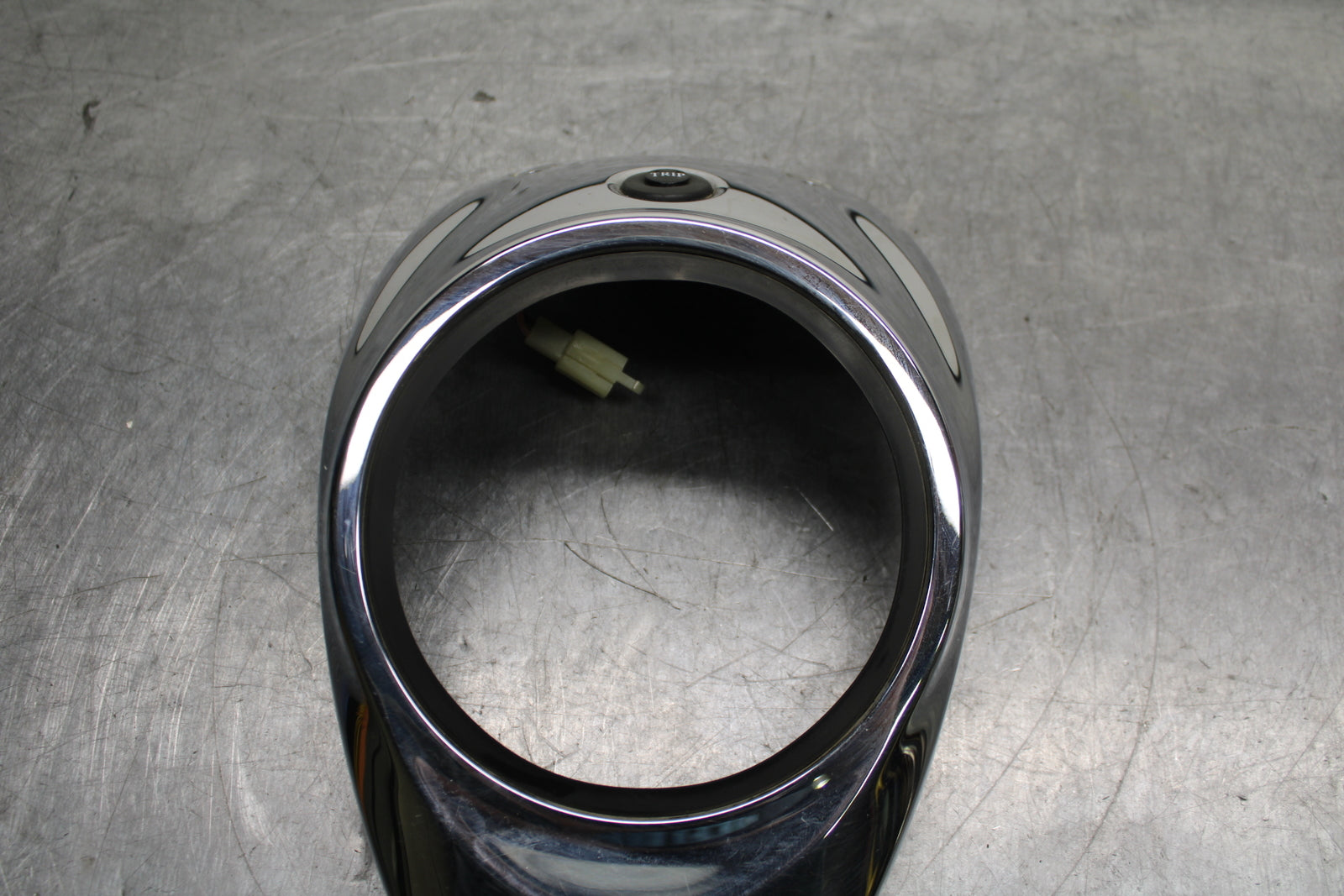 02-03 YAMAHA V STAR 1100 GAS TANK CAP COVER TRIM PANELCOWL FAIRING BB124