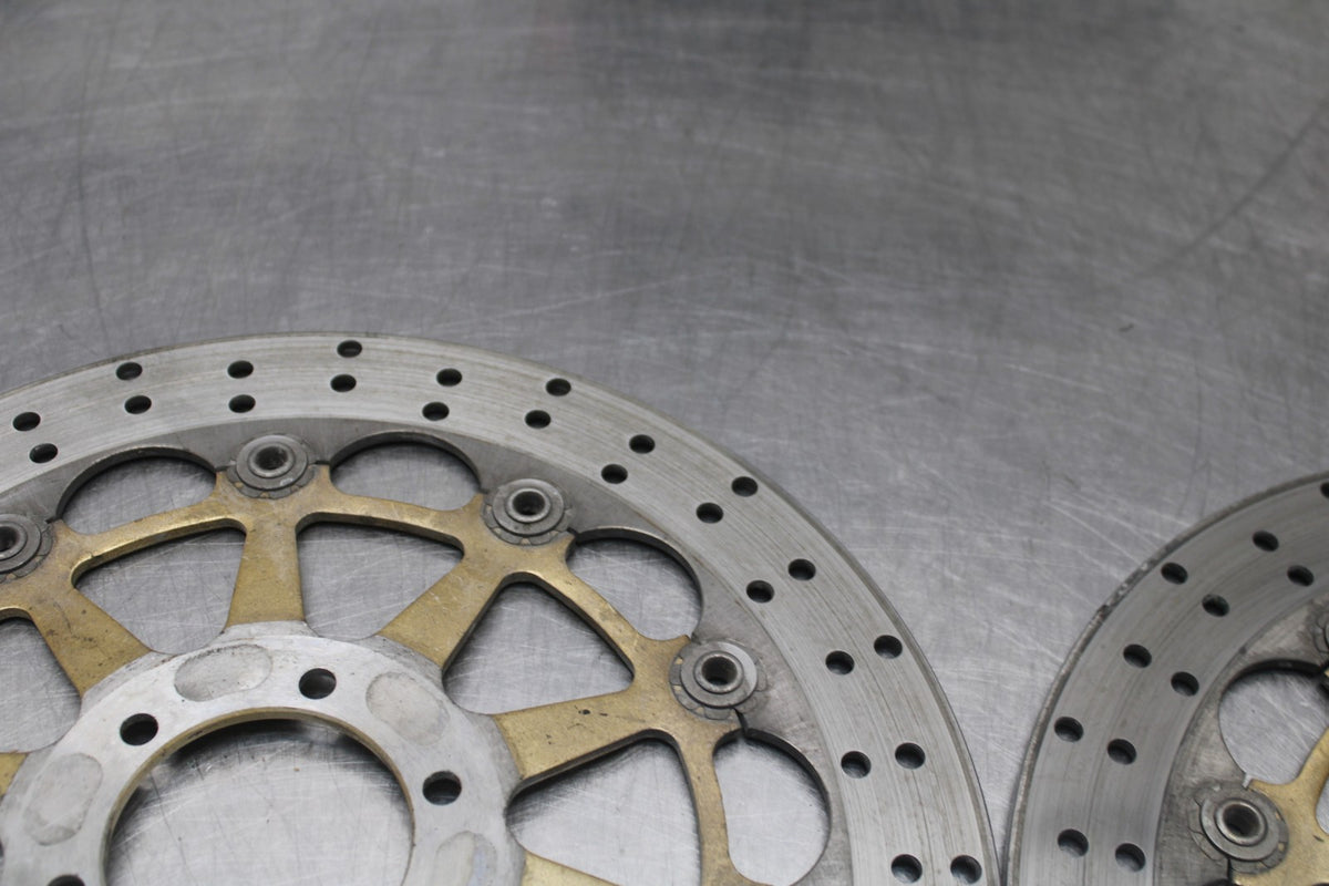 05 DUCATI SUPERSPORT 800 FRONT LEFT RIGHT BRAKE ROTORS DISCS BB913