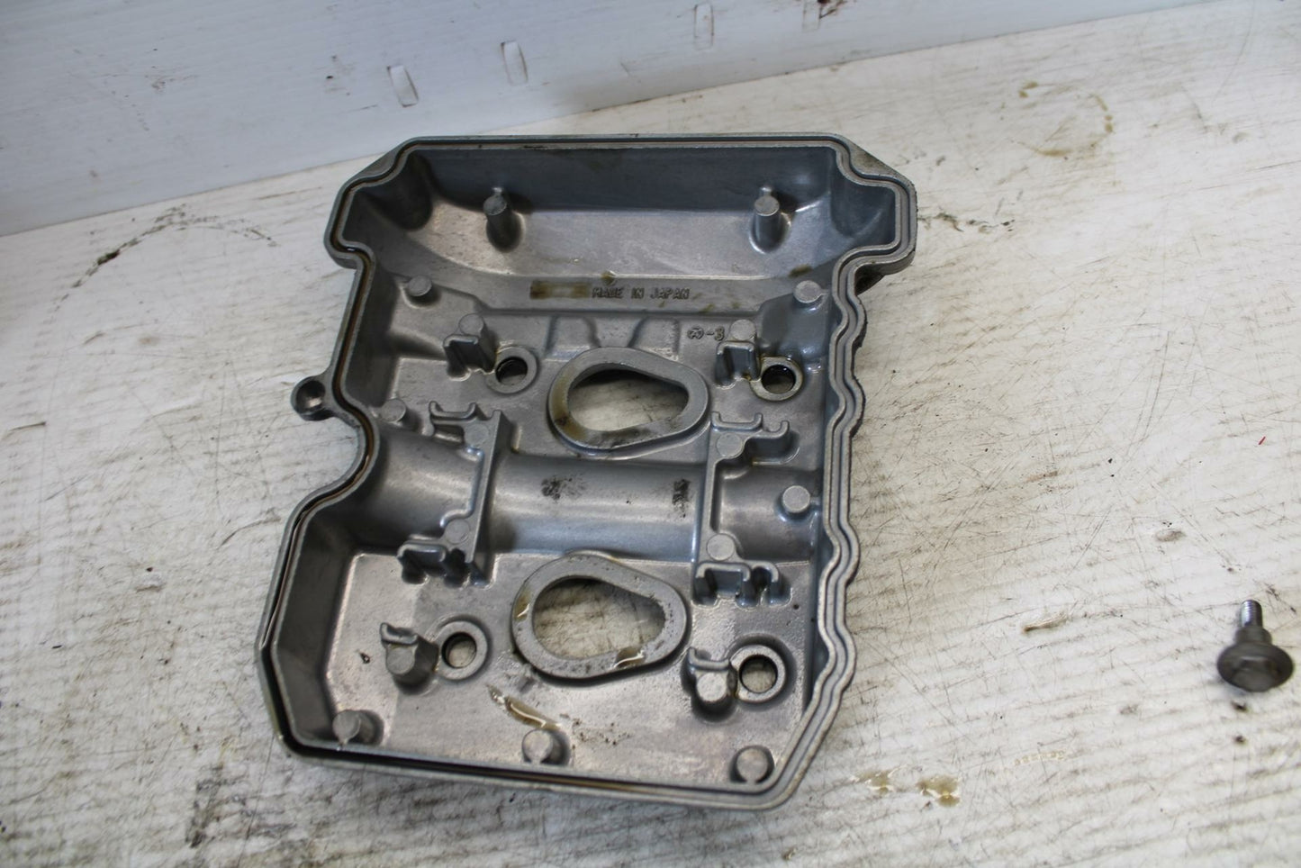 90-07 KAWASAKI ZZR 250 ENGINE TOP END CYLINDER HEAD COVER BB298