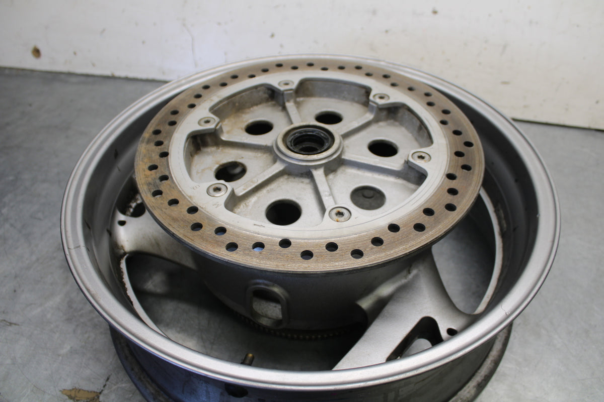 04-12 HONDA ST1300A REAR WHEEL AND ROTOR BACK BRAKE DISC (Item A) BB669