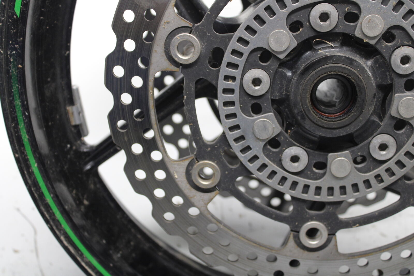 12-17 KAWASAKI ER-6N Z650 FRONT RIM FRONT WHEEL BB709