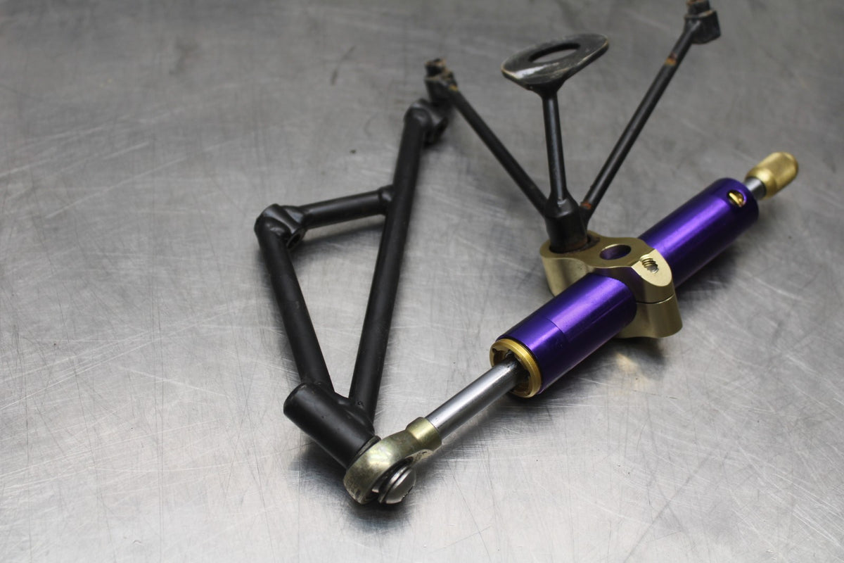 98 KAWASAKI NINJA ZX6 AFTERMARKET STEERING DAMPER STABILIZER BB870
