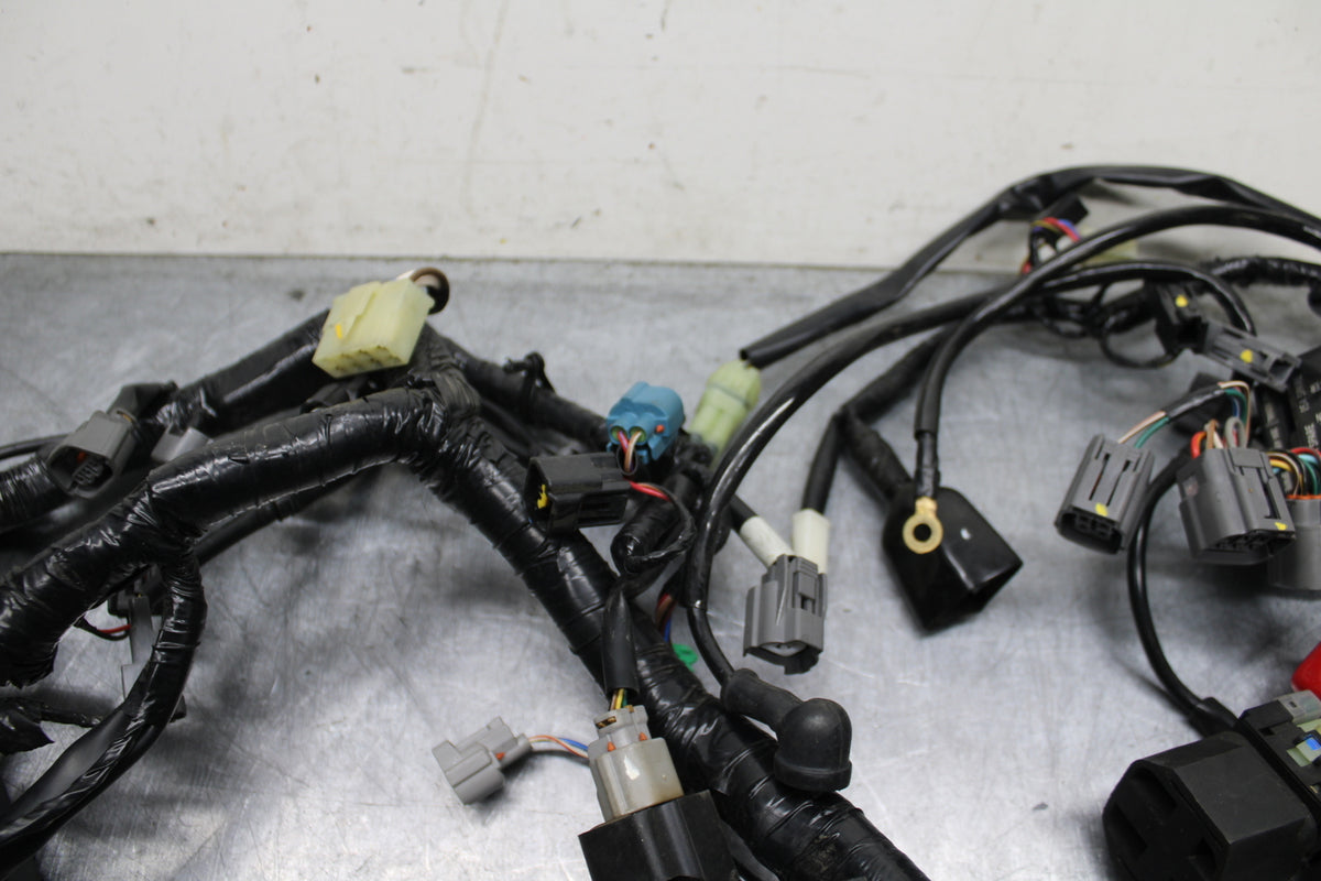13-17 KAWASAKI NINJA 300 MAIN ENGINE WIRING HARNESS MOTOR WIRE LOOM BB128