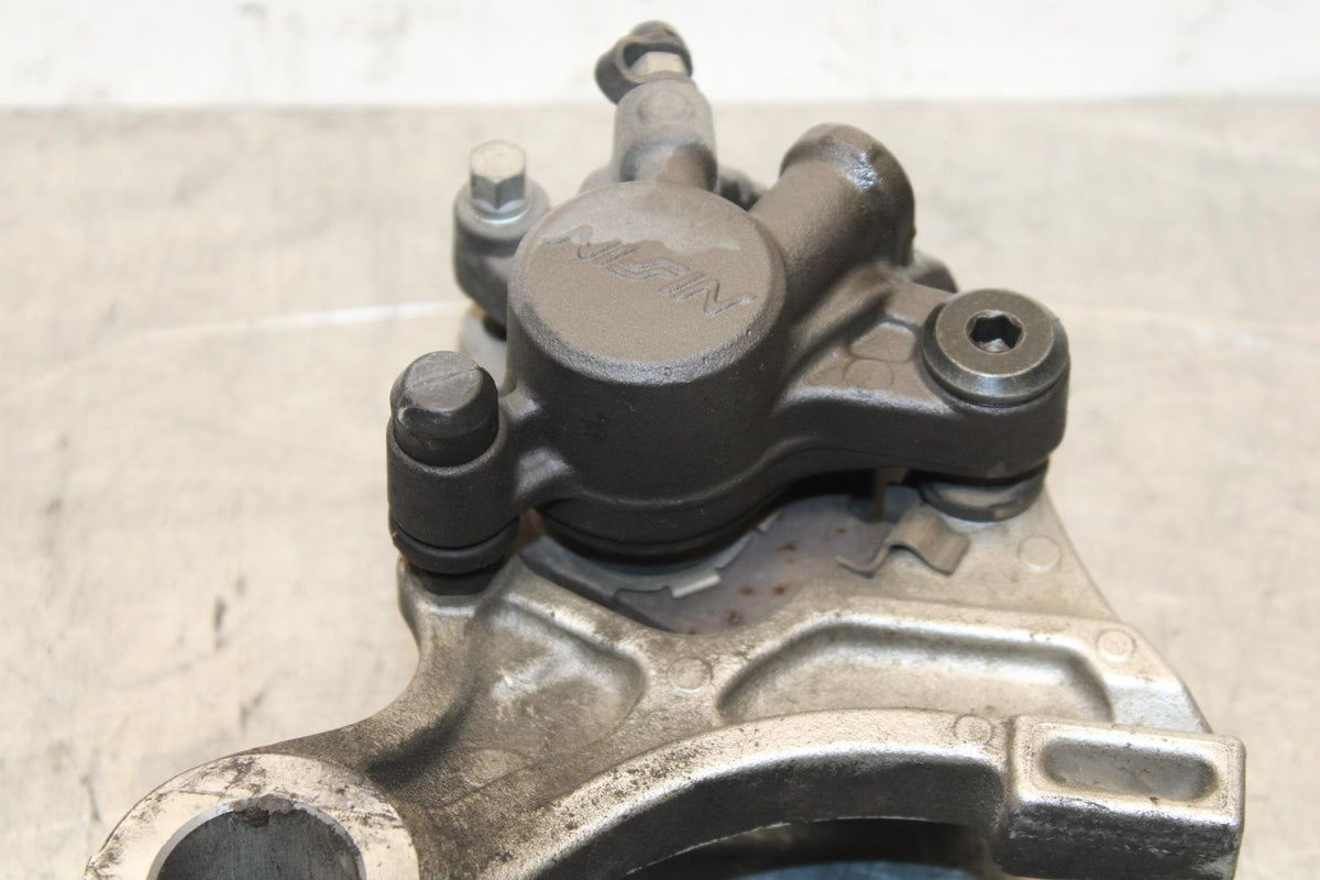 2007 Honda CBR600RR REAR BRAKE CALIPER W MOUNT BRACKET 43150-MFJ-D01 BB596