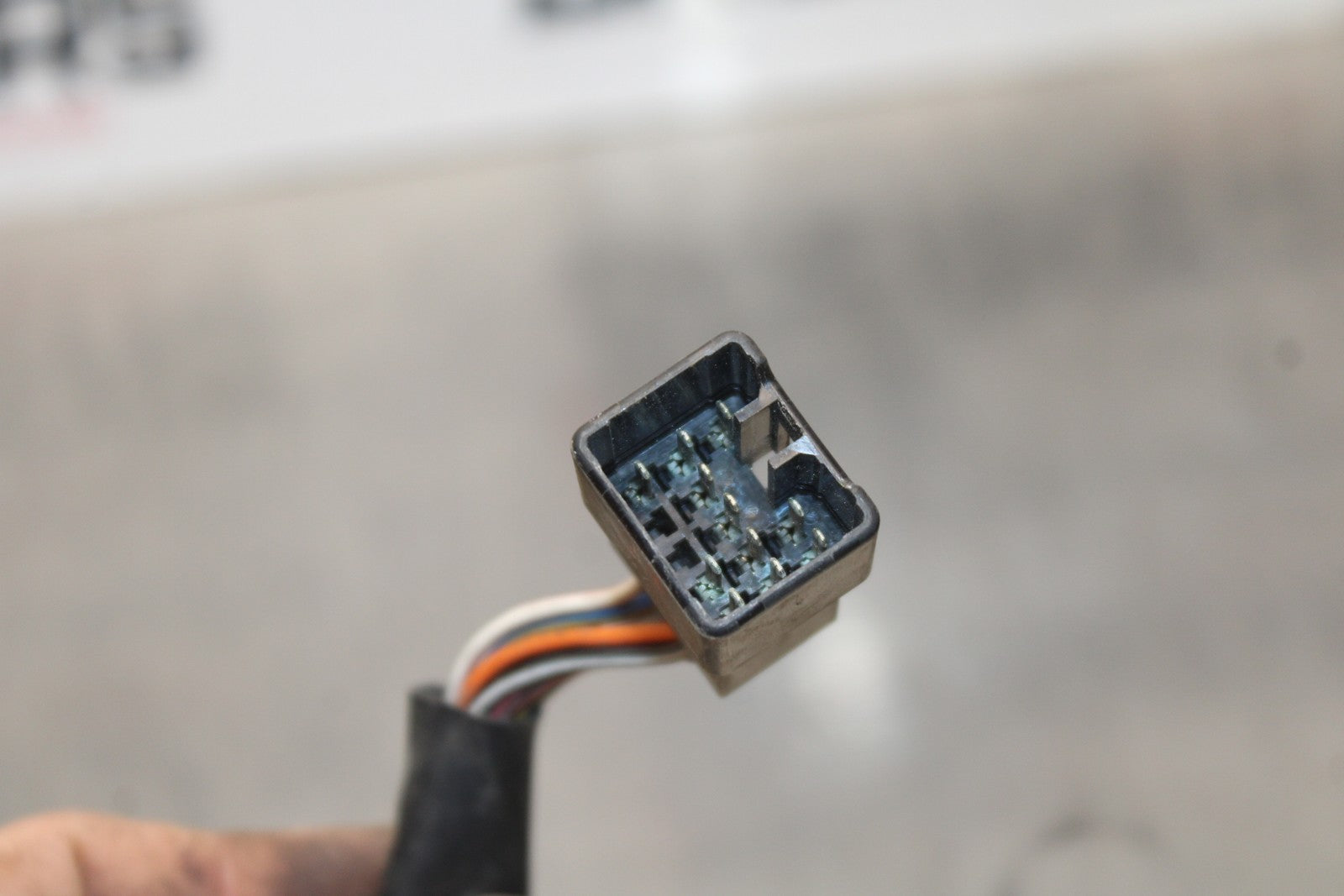 07-08 KAWASAKI NINJA ZX6R LEFT CLIP ON HANDLE HORN SIGNALS SWITCH SWITCHES BB203